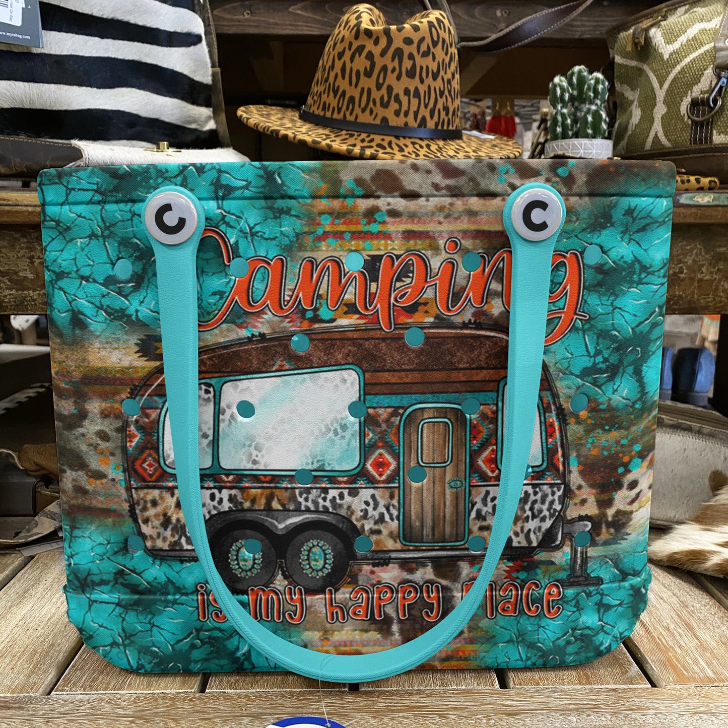 Ceeprints Cee™ Bag Camping Is My Happy Place