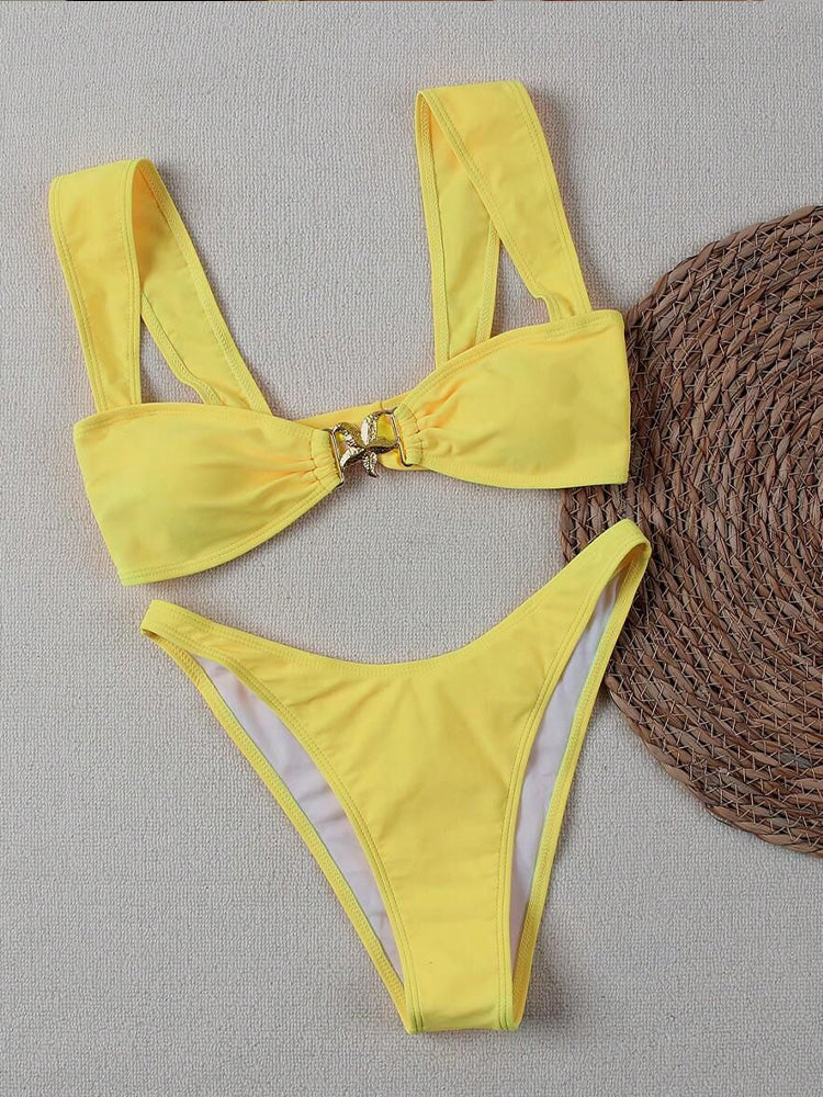 Sexy Push-Up Starfish Bikini – Brazilian Thong Swimsuit for Women