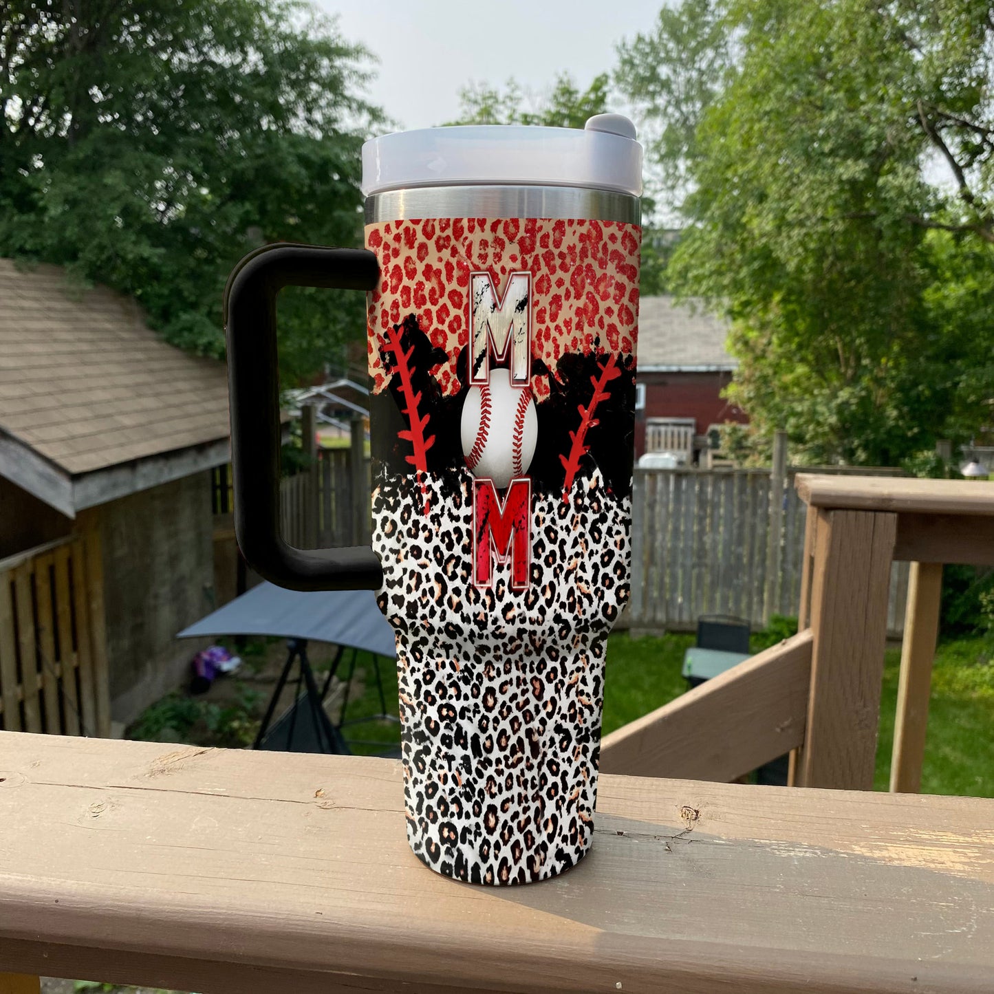 Ceeprints Tumbler Mom Baseball