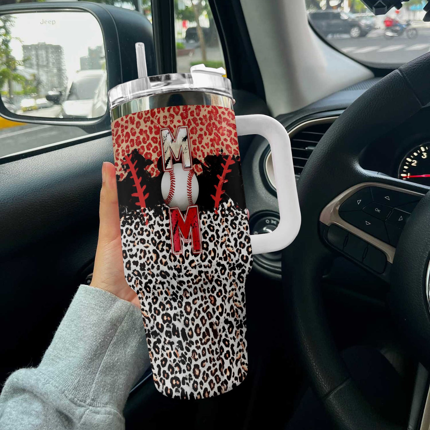 Ceeprints Tumbler Mom Baseball