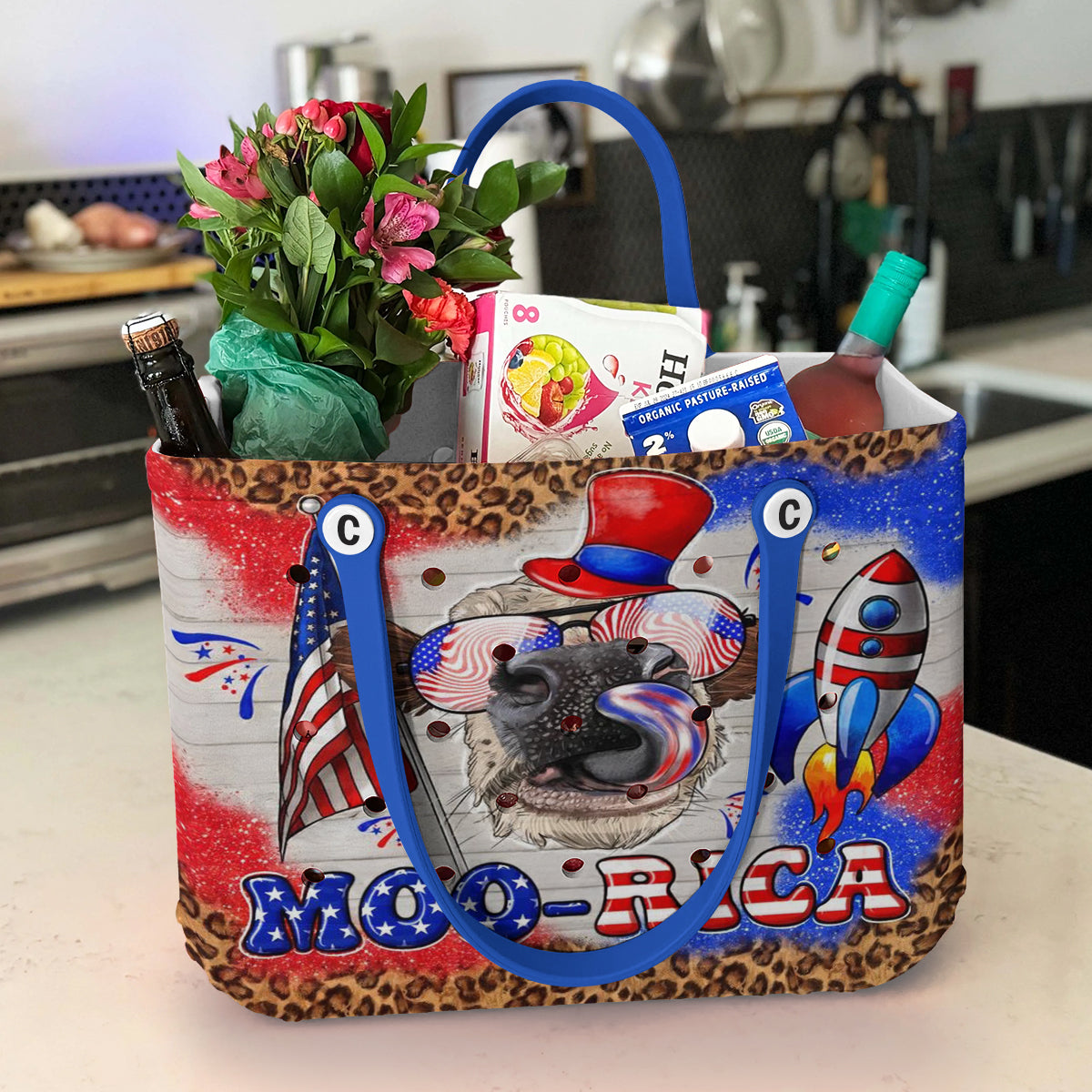 Ceeprints Cee™ Bag Moo-Rica