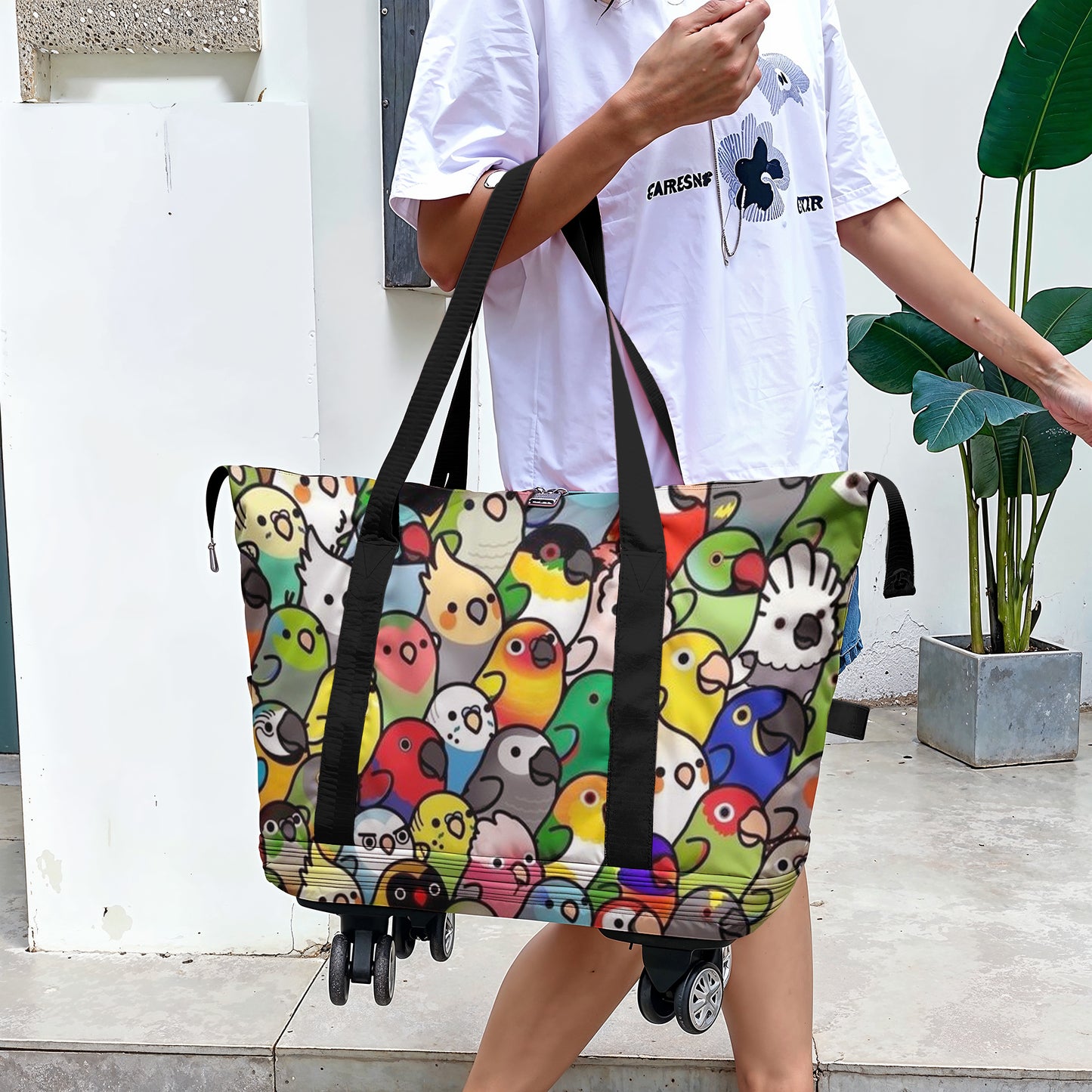 Cee™ Rolling Duffle Bag Parrot Parade