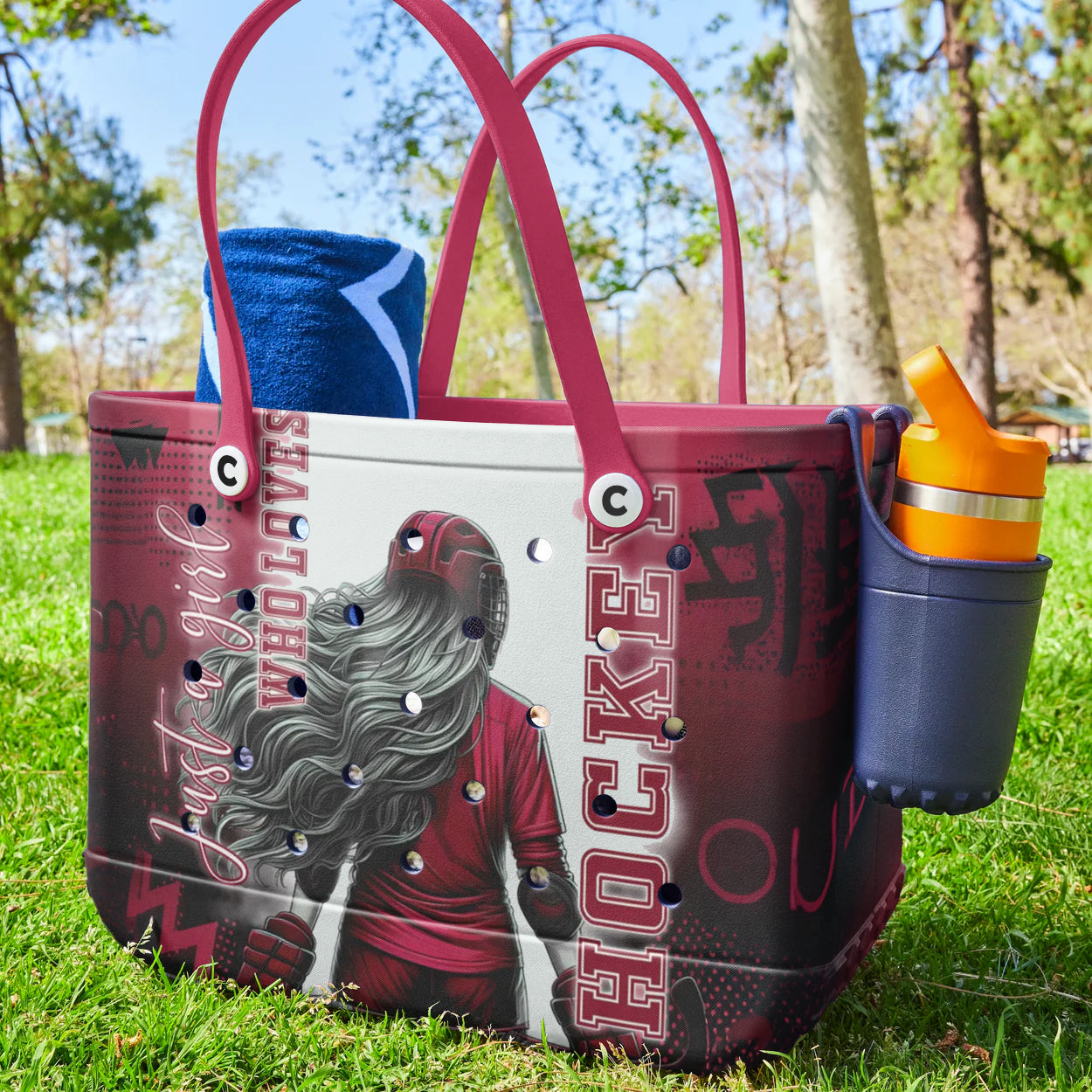 Ceeprints Cee™ Bag Loves Hockey