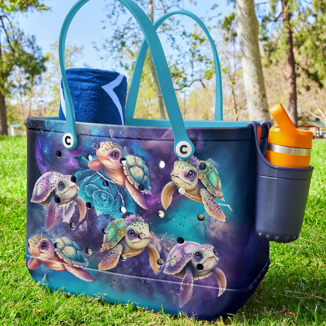Ceeprints Cee™ Bag Cosmic Turtle Neon