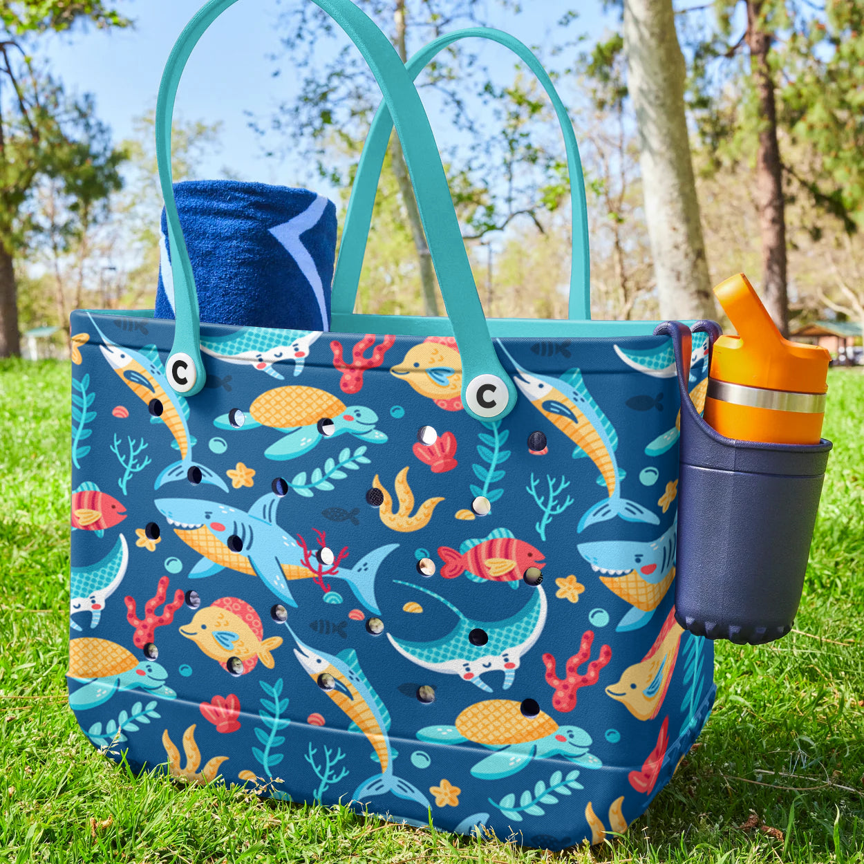 Ceeprints Cee™ Bag Sharks Area