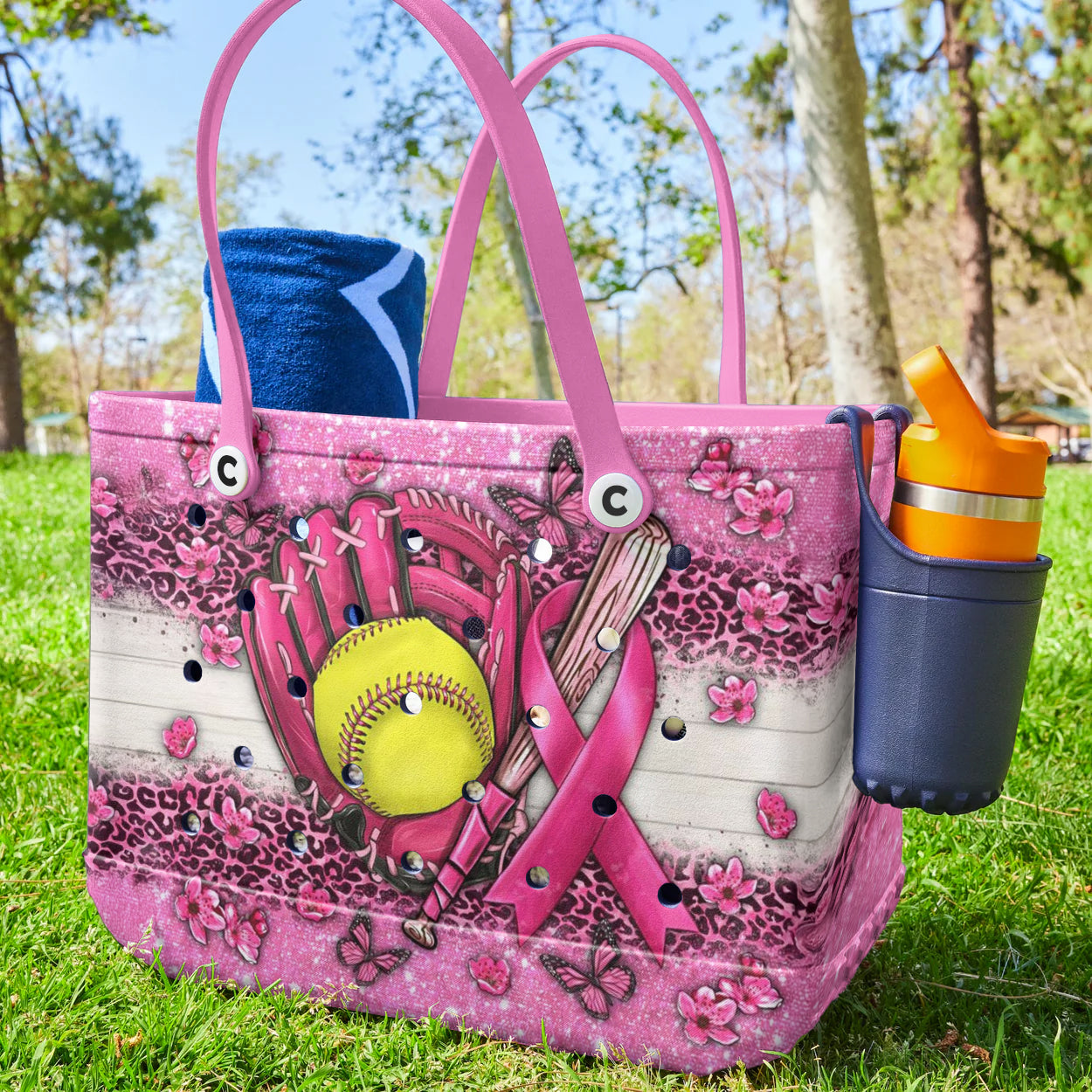 Ceeprints Cee™ Bag Pink Ribbon Pitch