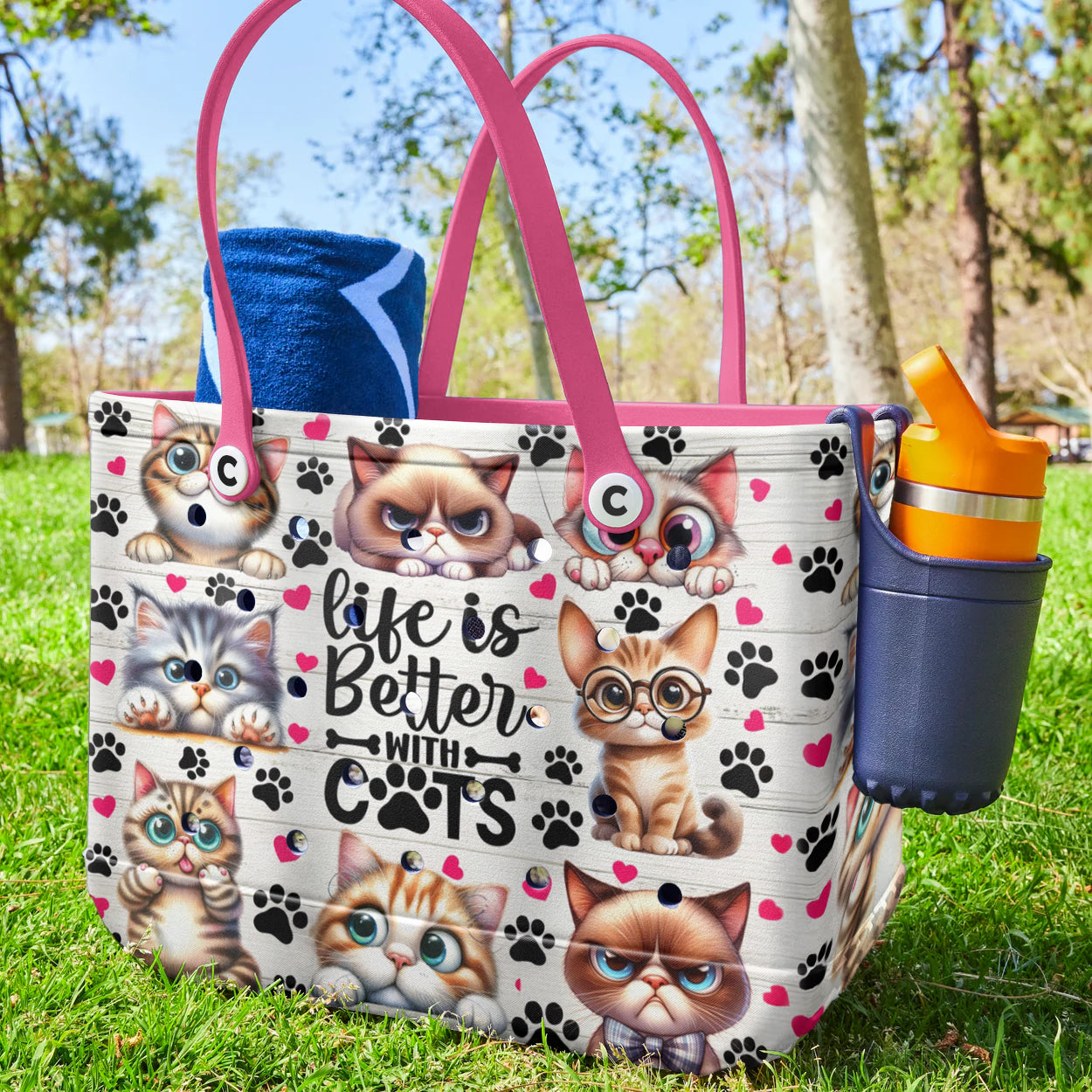 Ceeprints Cee™ Bag Life is Better with Cats