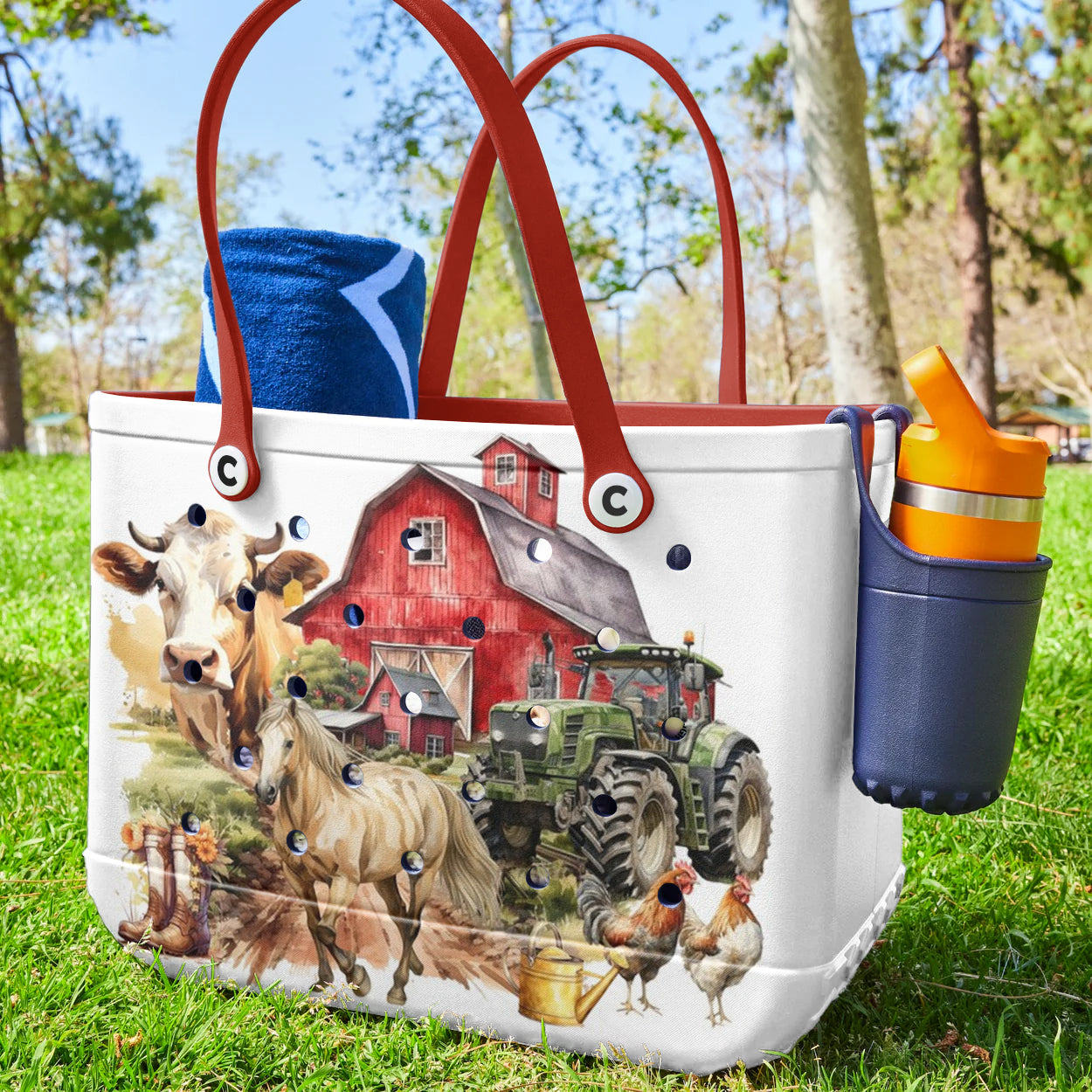 Ceeprints Cee™ Bag Cattle Red Barn