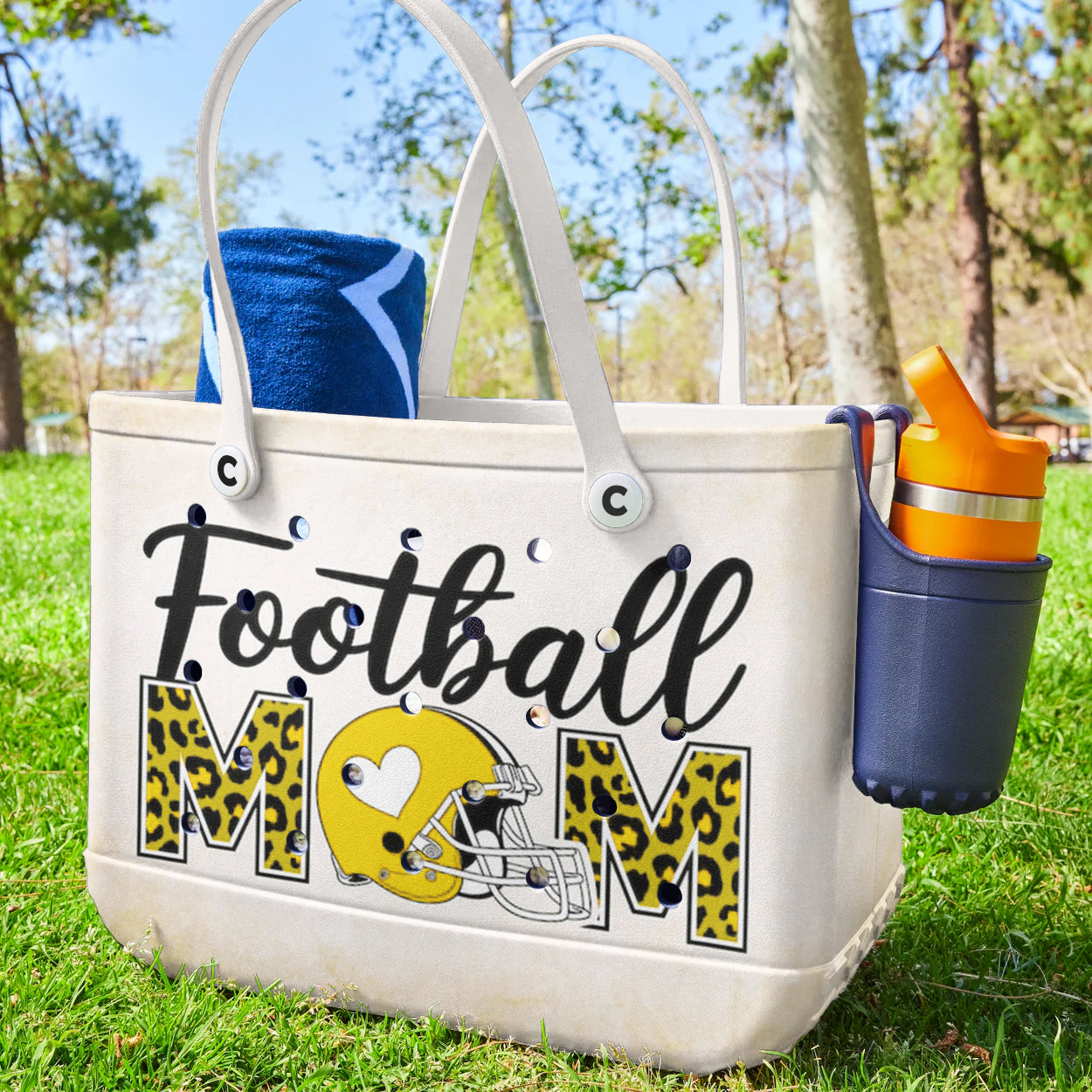 Ceeprints Cee™ Bag Football Mom - Yellow