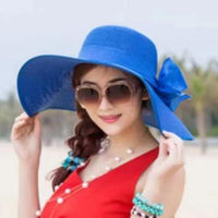 Pure Color-pure color brim-Royal Blue