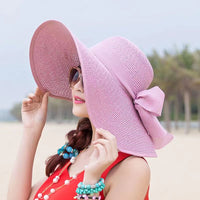 Pure Color-pure color brim-Taro purple