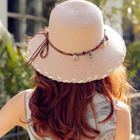 Pendant small brim hat-pink