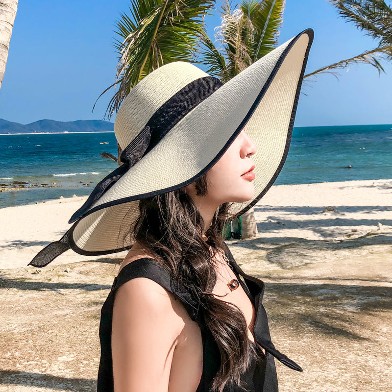 Women's Seaside Travel Sun-Shade All-Match Summer Sun-Proof Straw Hat