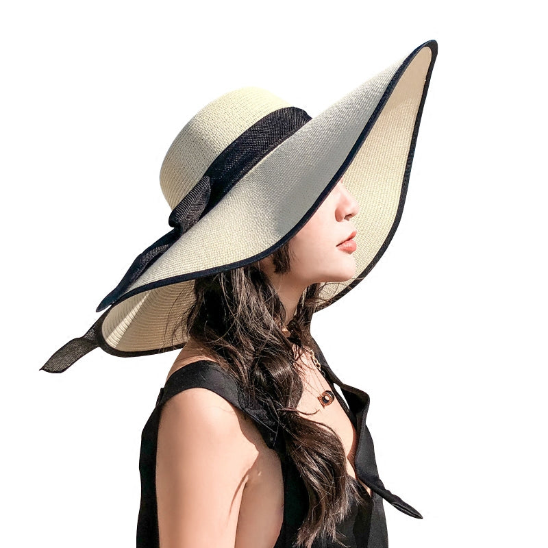 Women's Seaside Travel Sun-Shade All-Match Summer Sun-Proof Straw Hat