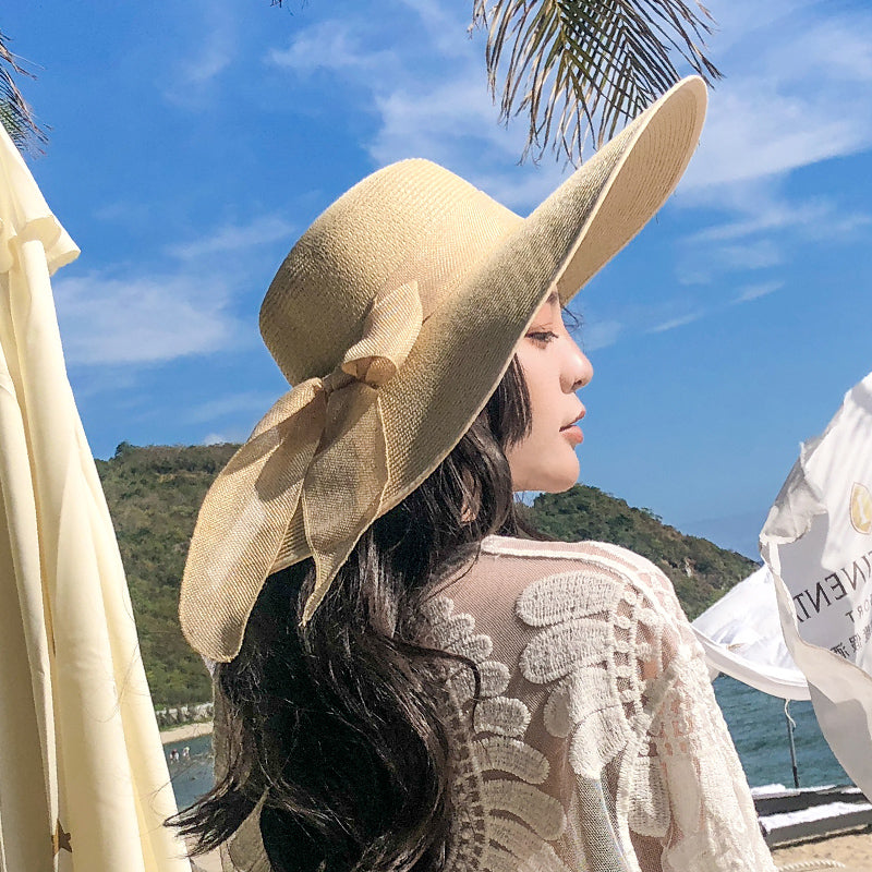 Women's Seaside Travel Sun-Shade All-Match Summer Sun-Proof Straw Hat