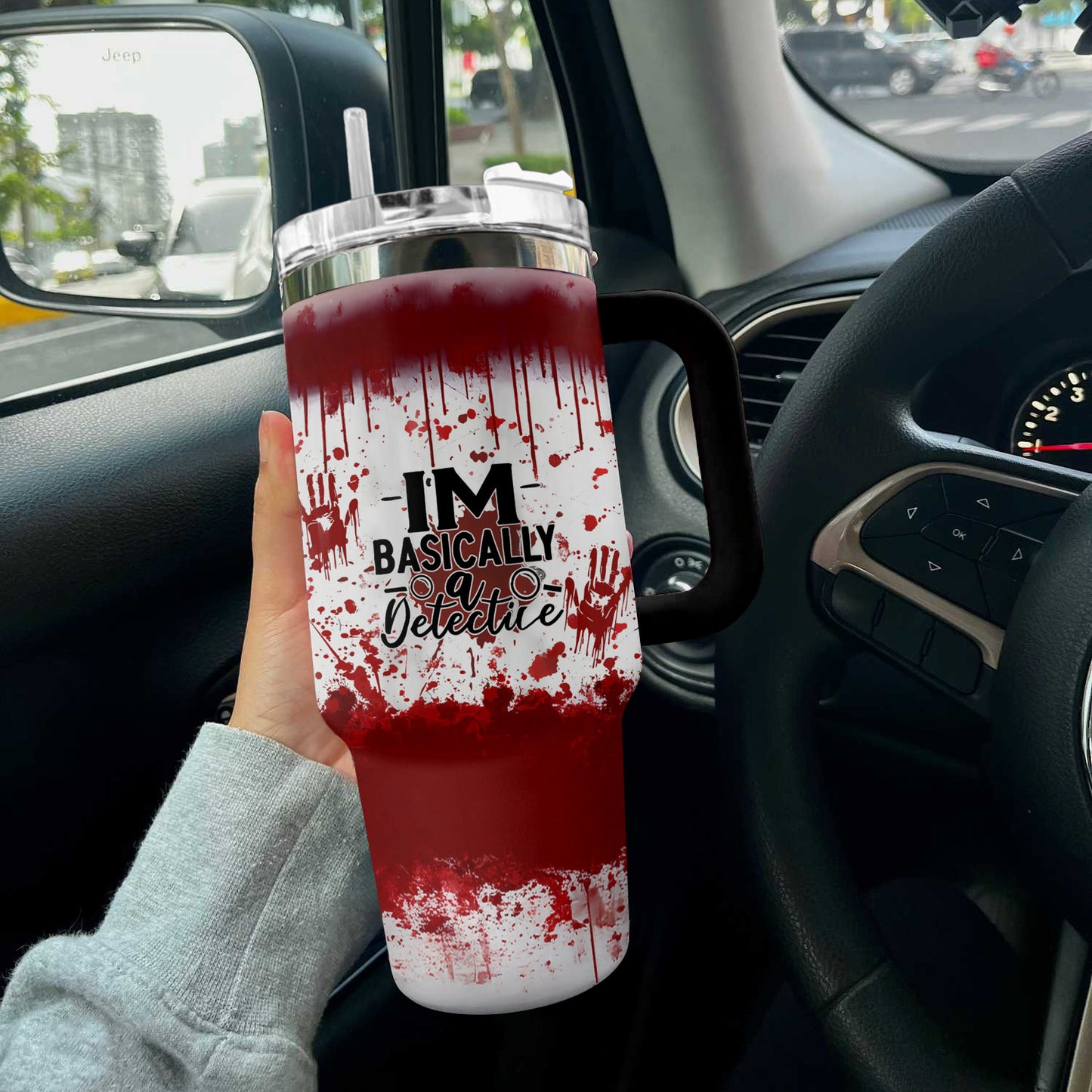 Ceeprints Tumbler Basically a Detective