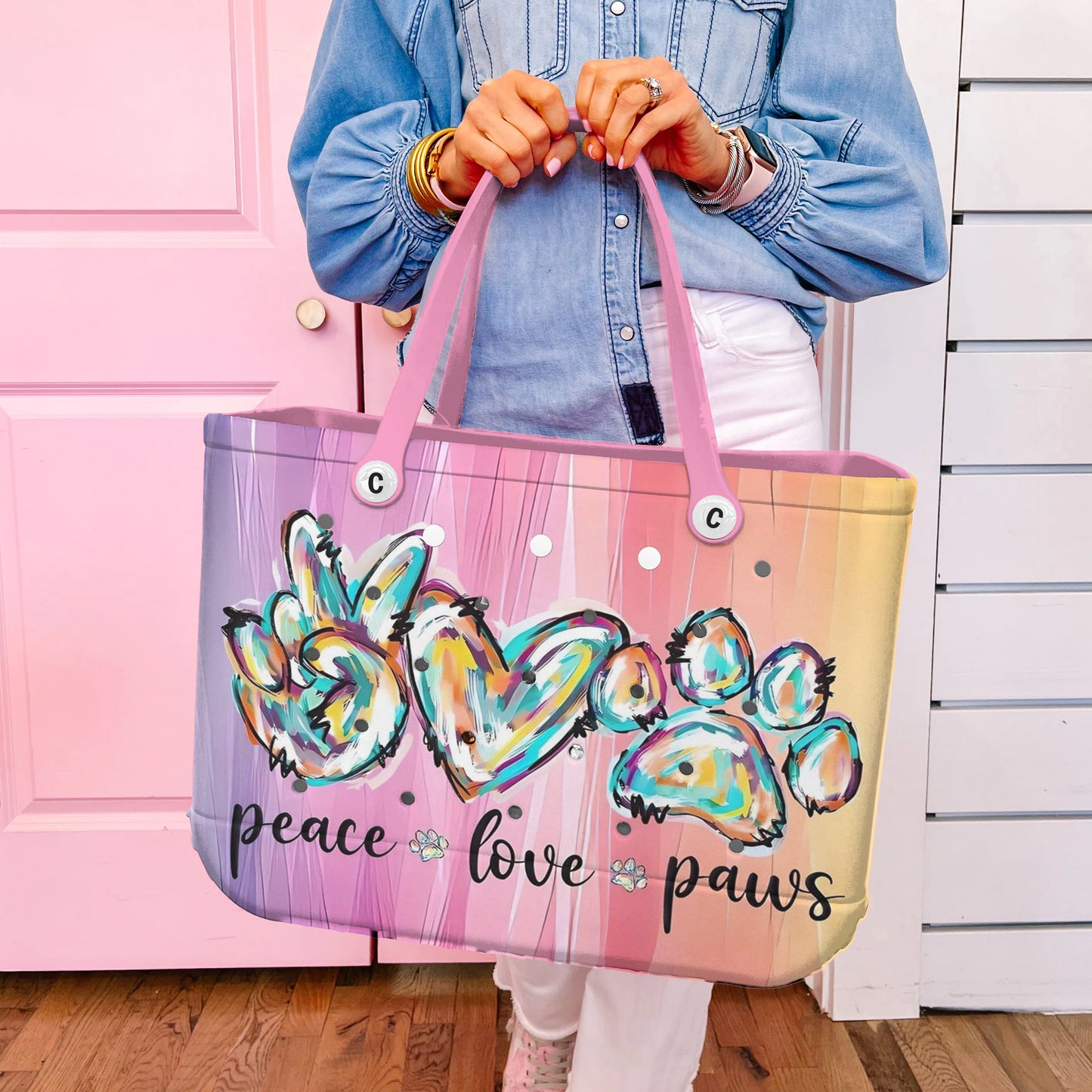 Ceeprints Cee™ Bag Peace Love Paws