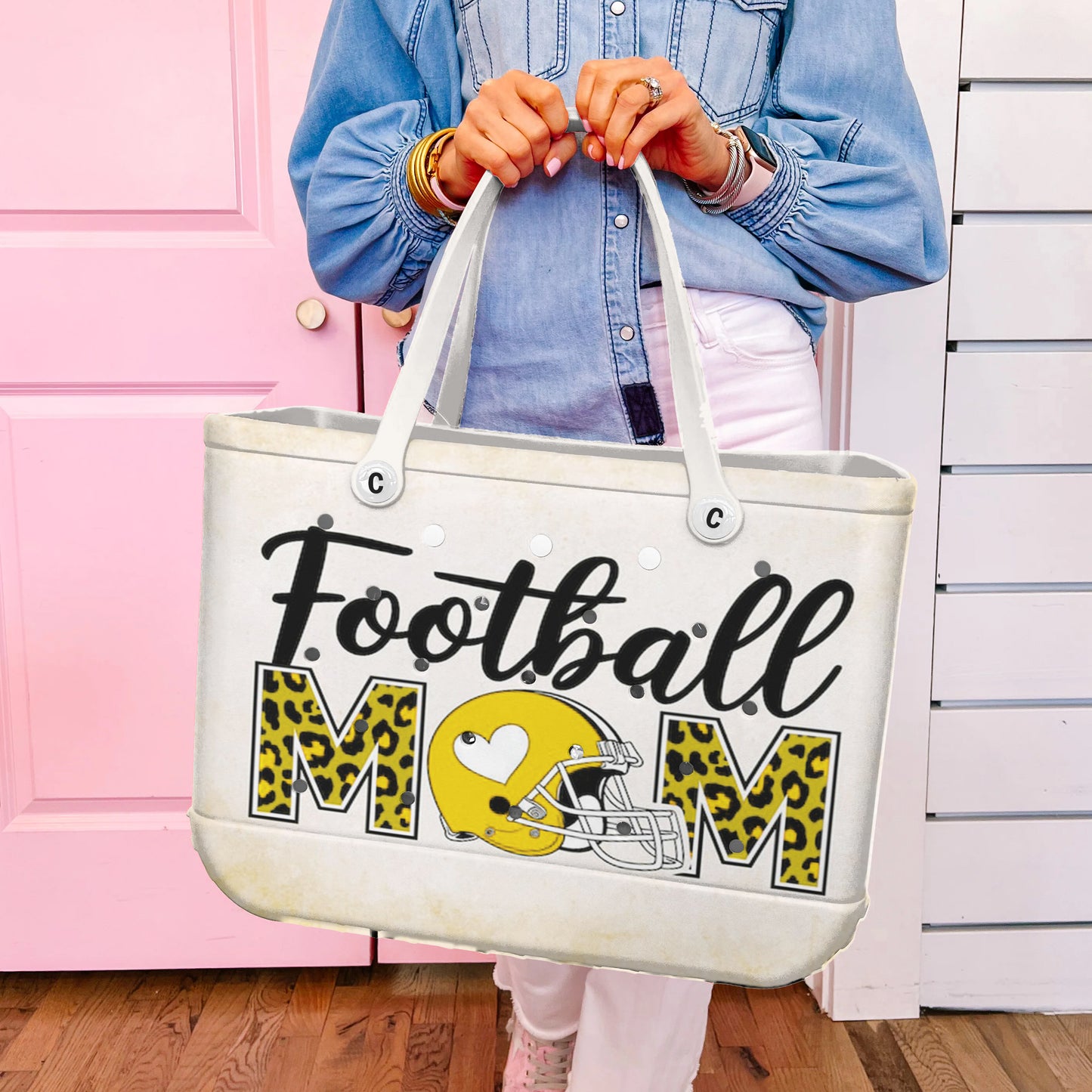 Ceeprints Cee™ Bag Football Mom - Yellow