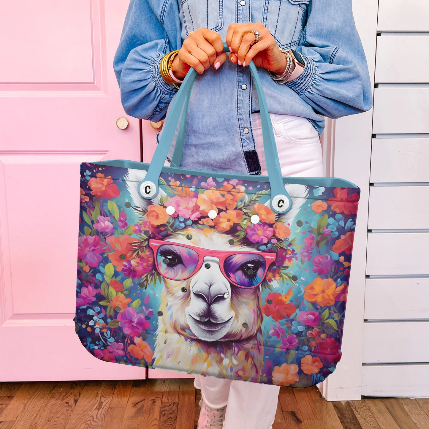 Ceeprints Cee™ Bag Boho Bloom Llama
