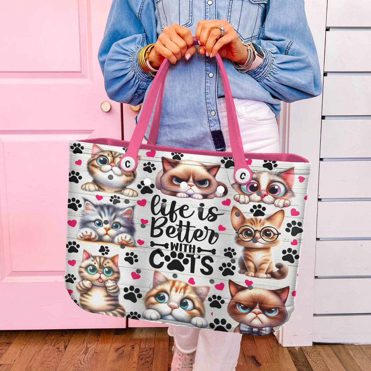 Ceeprints Cee™ Bag Life is Better with Cats