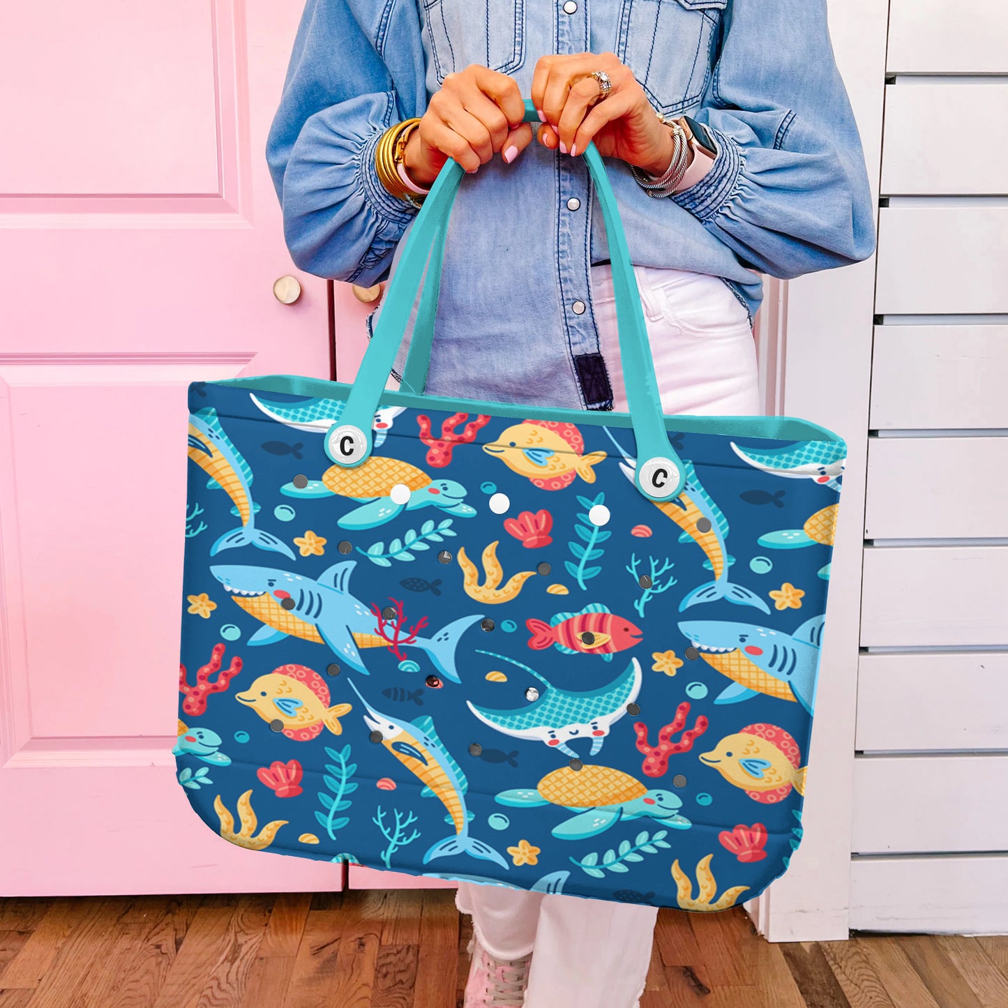 Ceeprints Cee™ Bag Sharks Area