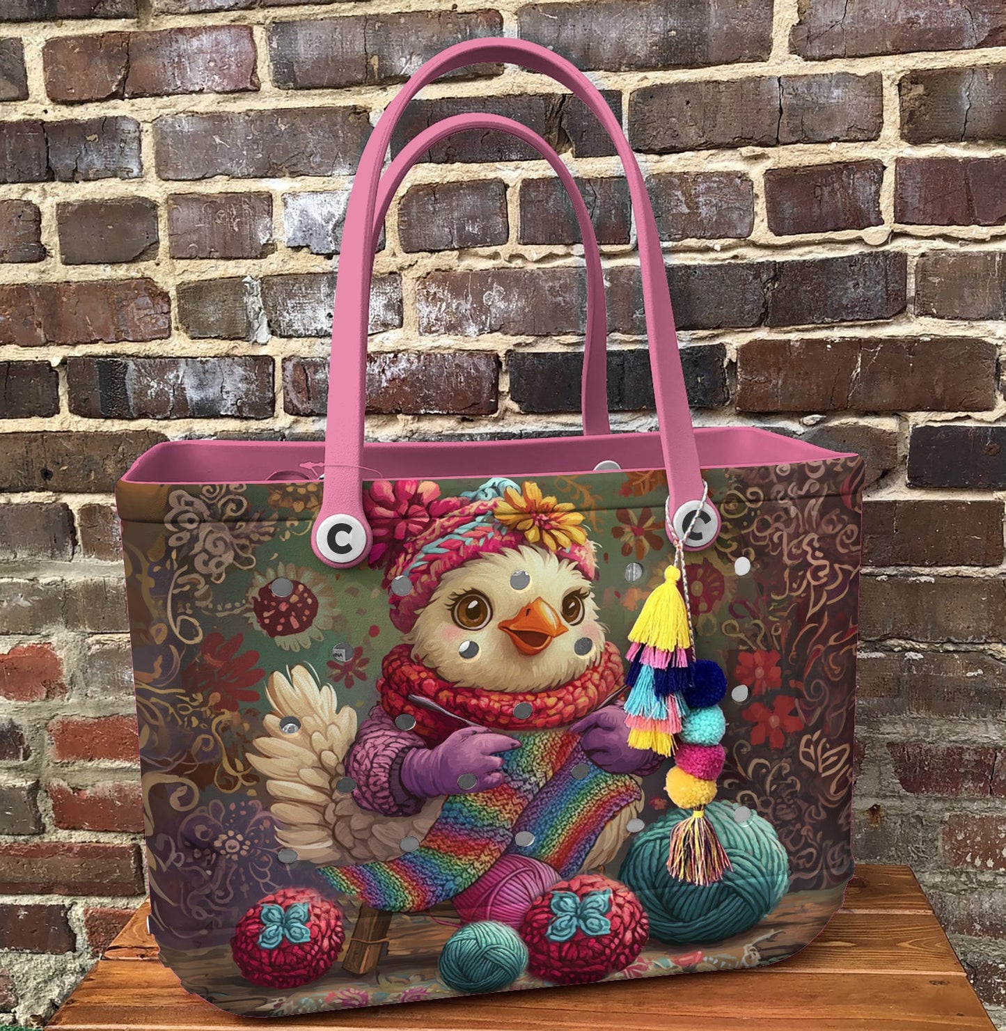 Ceeprints Cee™ Bag Crochet Hen