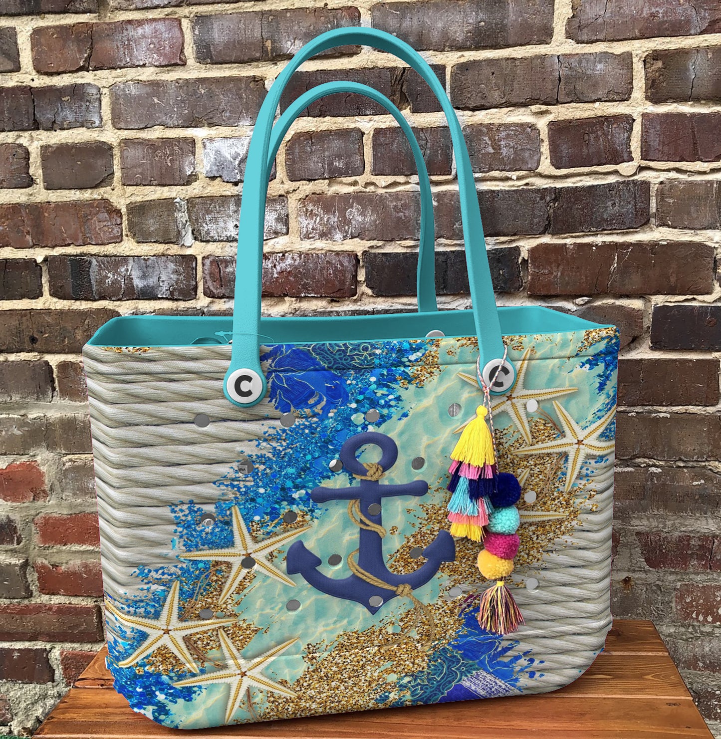 Ceeprints Cee™ Bag Nautical Beach Anchor