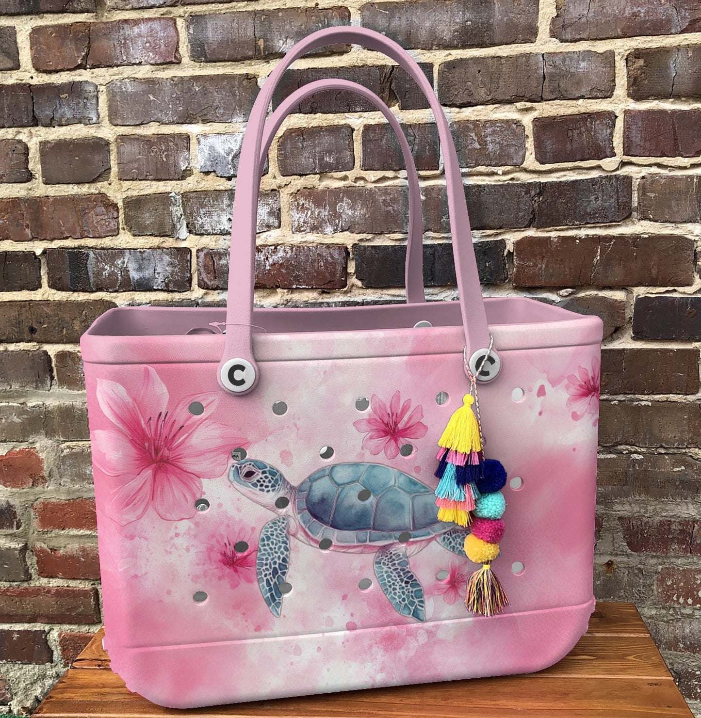 Ceeprints Cee™ Bag Pink Petal Turtle