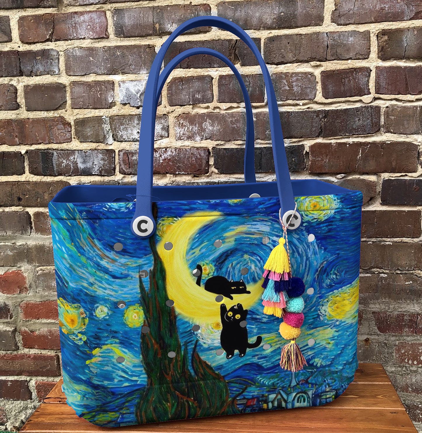Ceeprints Cee™ Bag Cat-ch The Moon