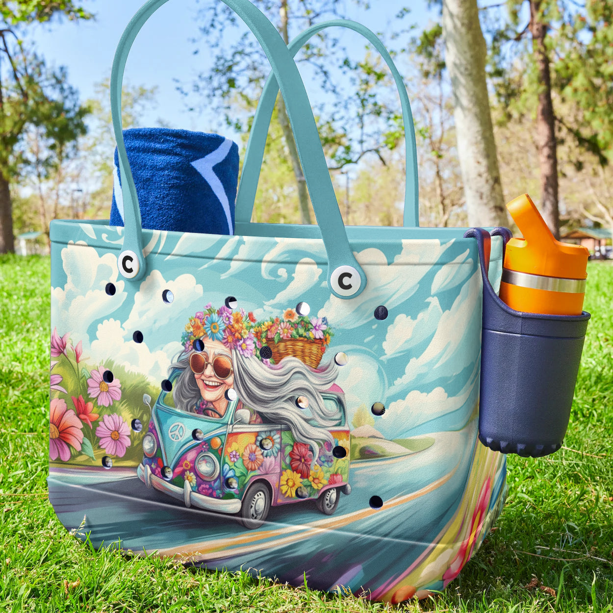 Ceeprints Cee™ Bag Peace & Petals