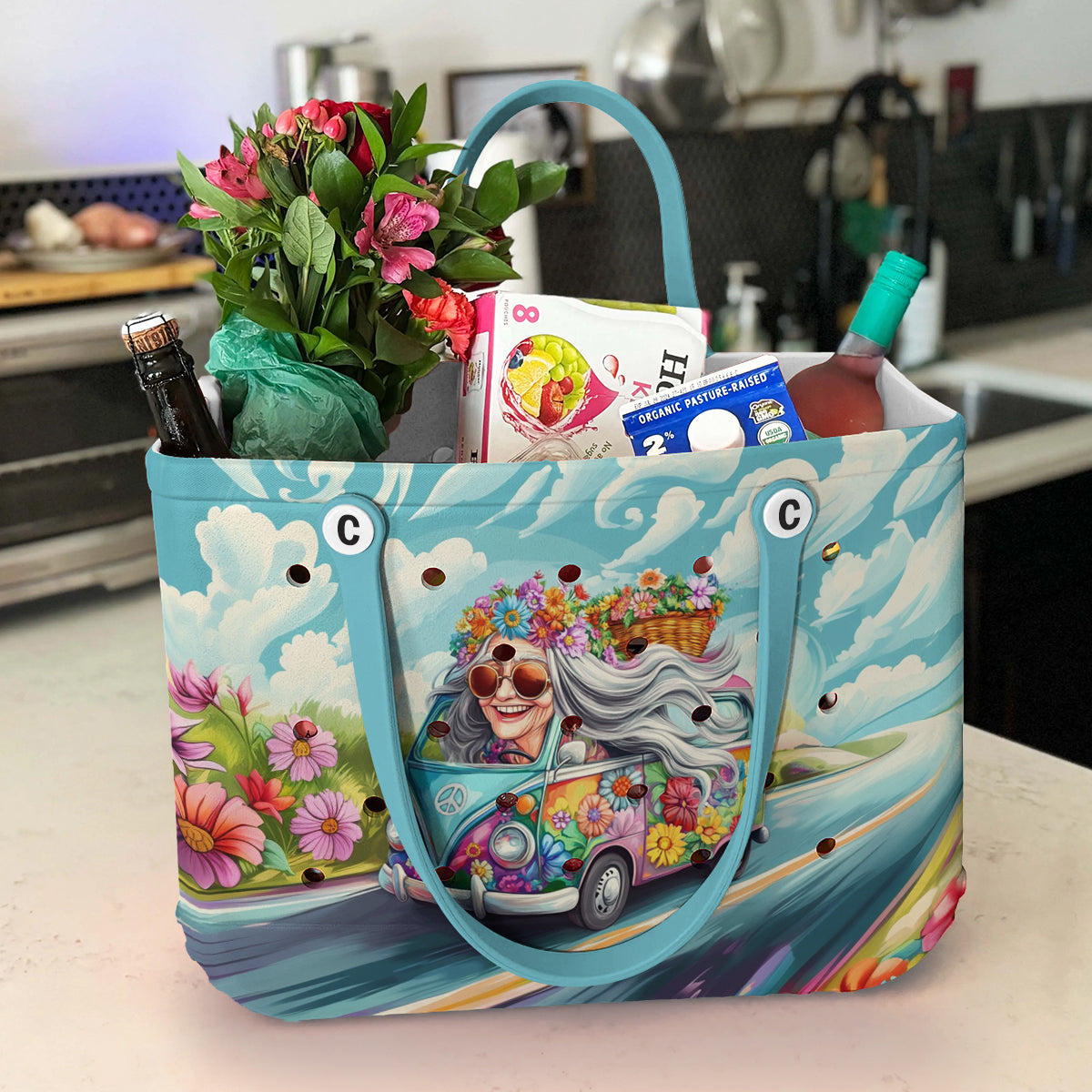 Ceeprints Cee™ Bag Peace & Petals