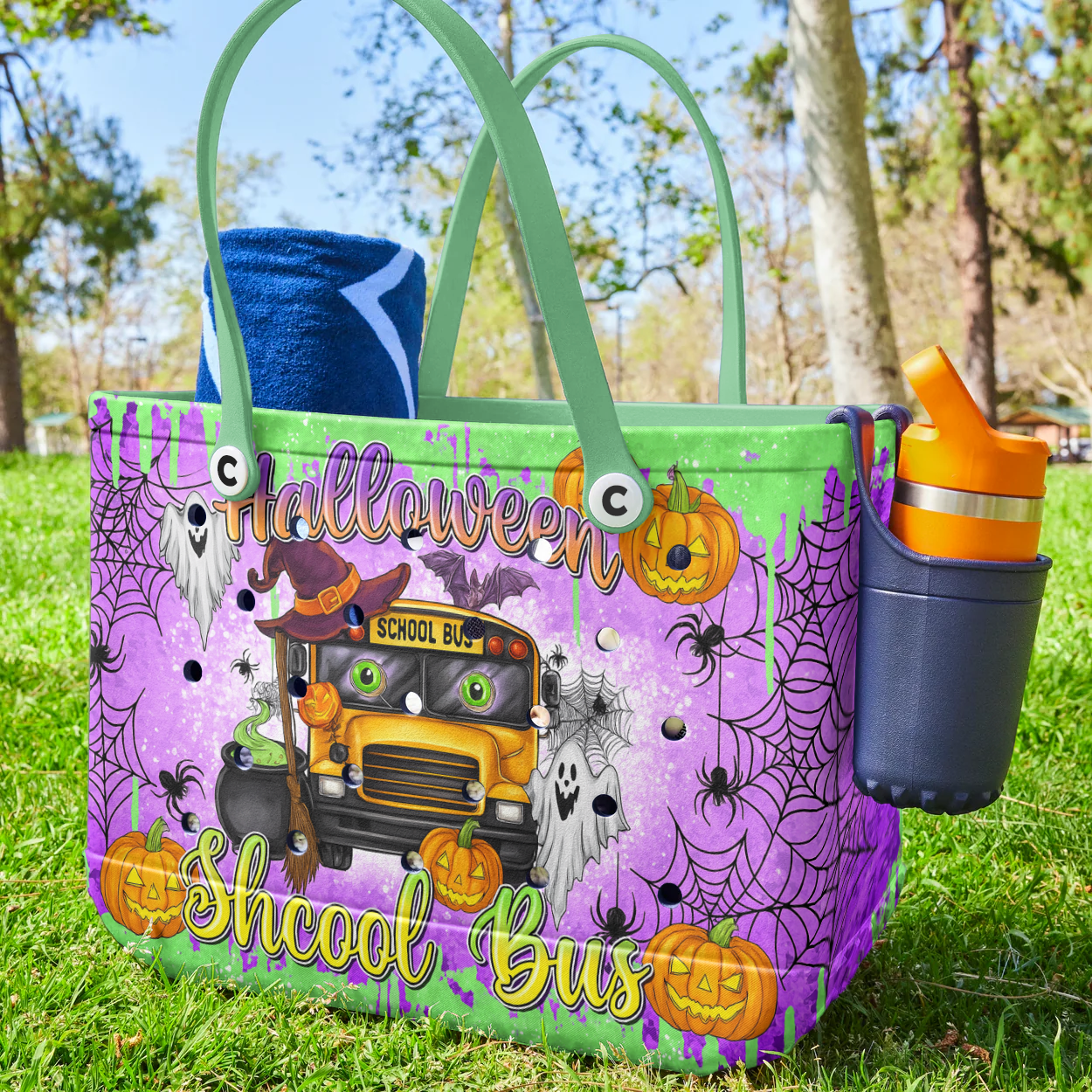 Ceeprints Cee™ Bag Halloween School Bus