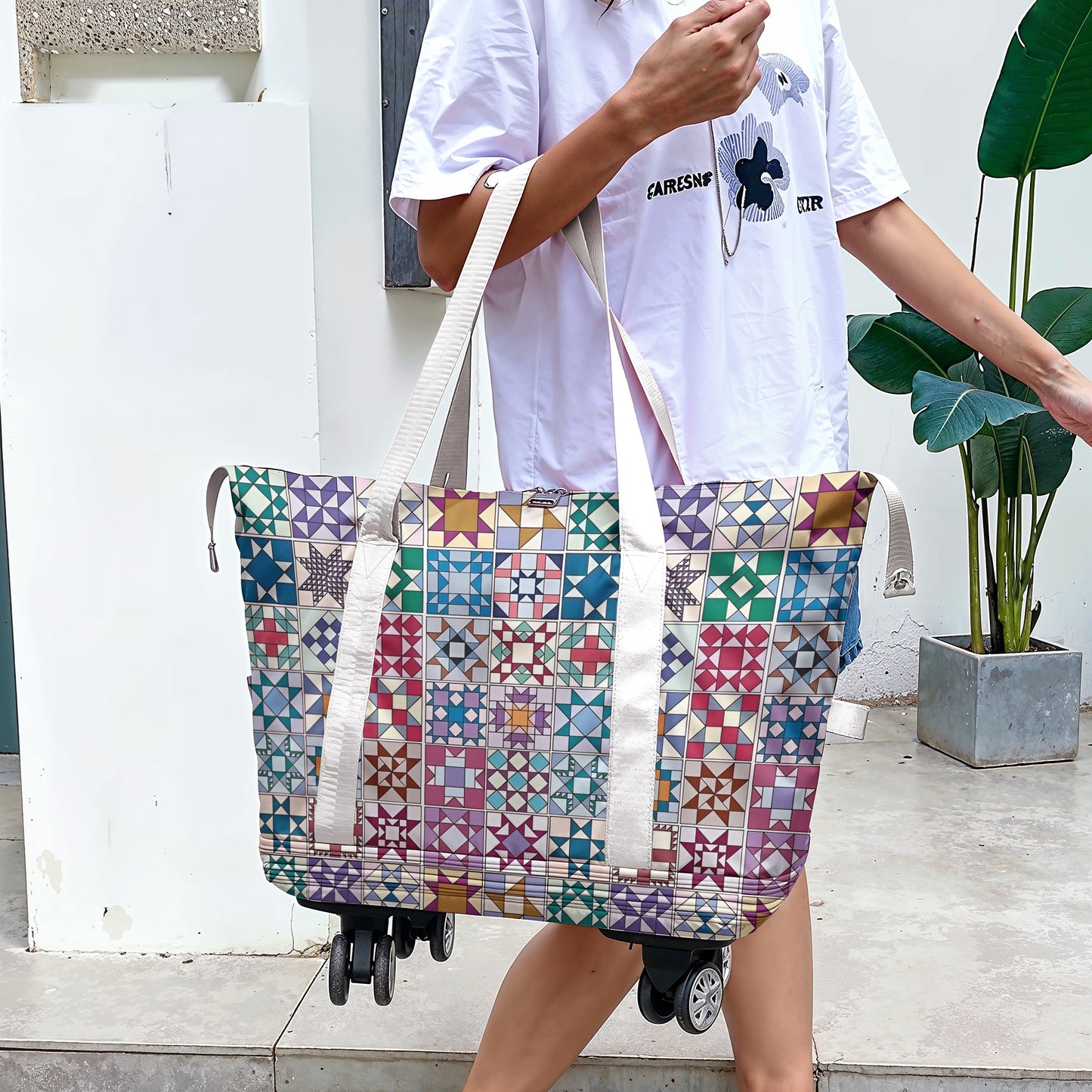 Cee™ Rolling Duffle Bag Quilt Block Pattern