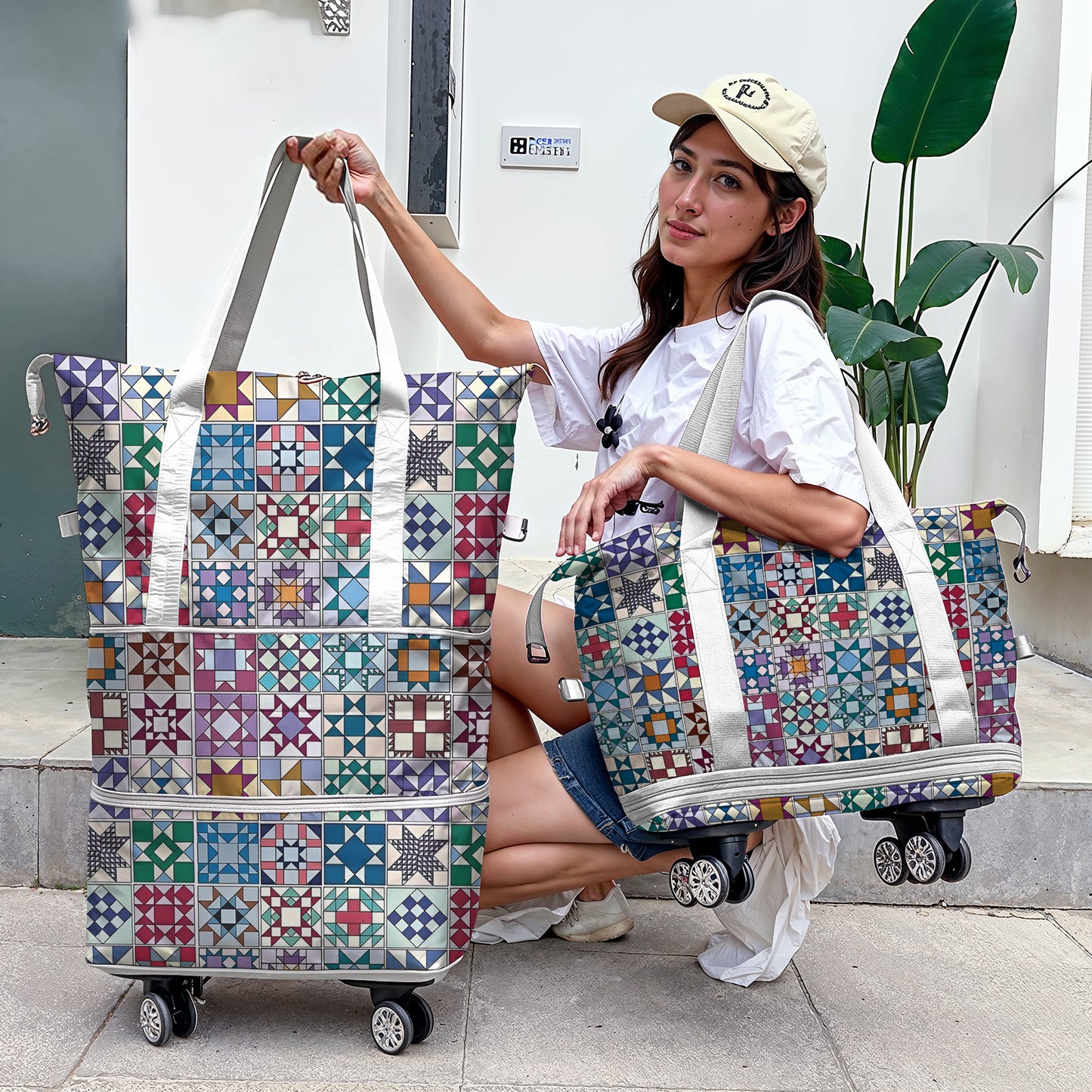 Cee™ Rolling Duffle Bag Quilt Block Pattern
