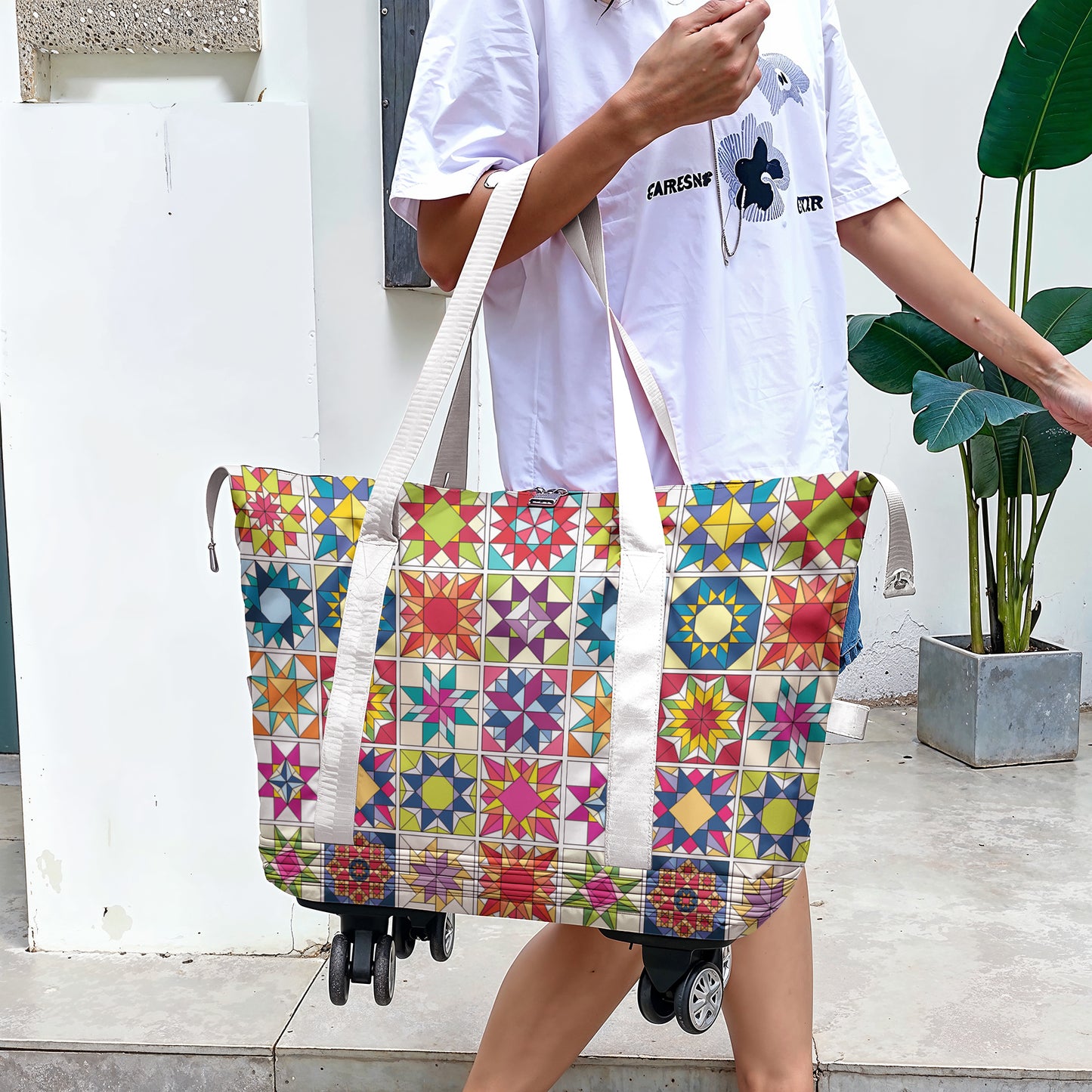 Cee™ Rolling Duffle Bag Quilting Blocks