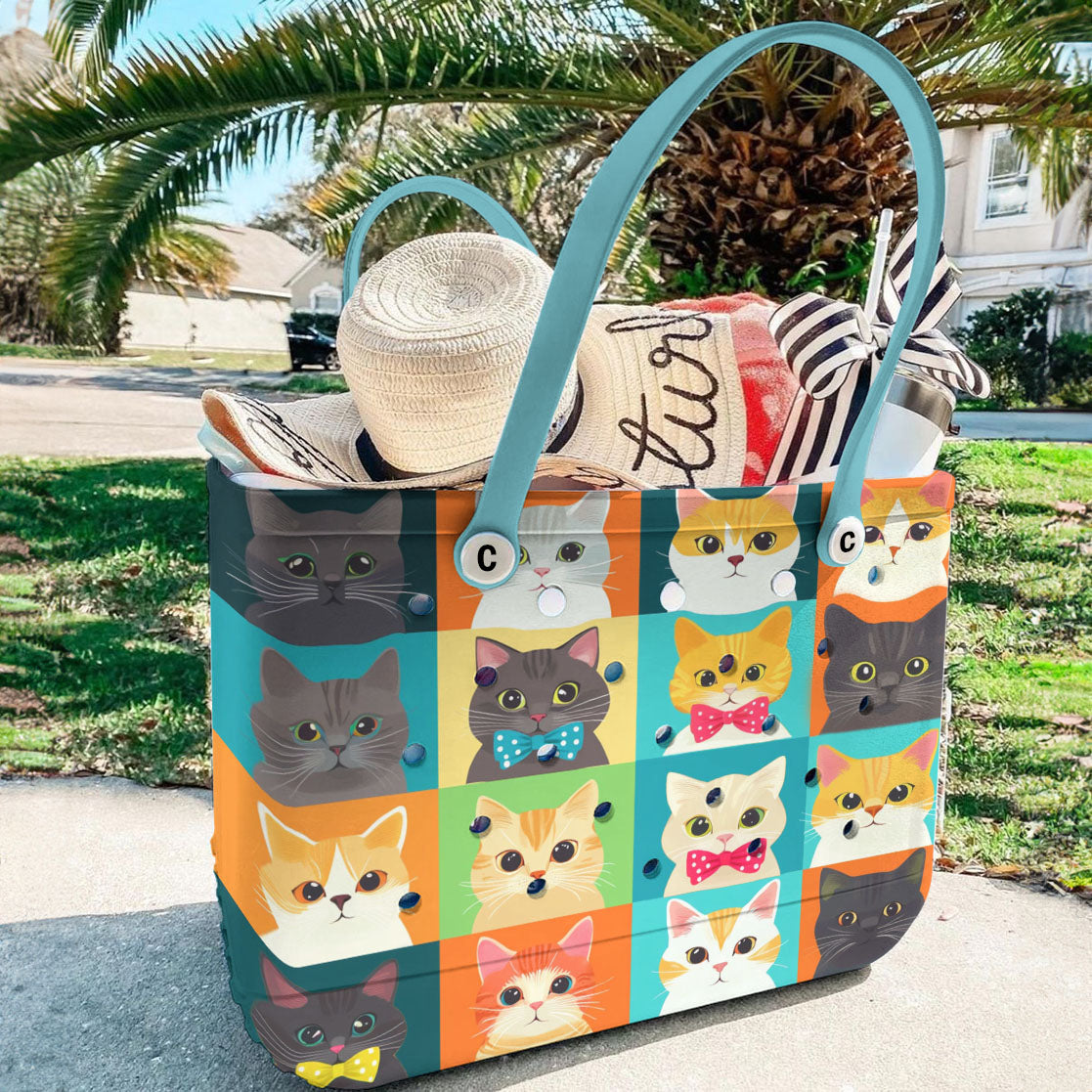 Ceeprints Cee™ Bag Whimsical Bowtie Cats