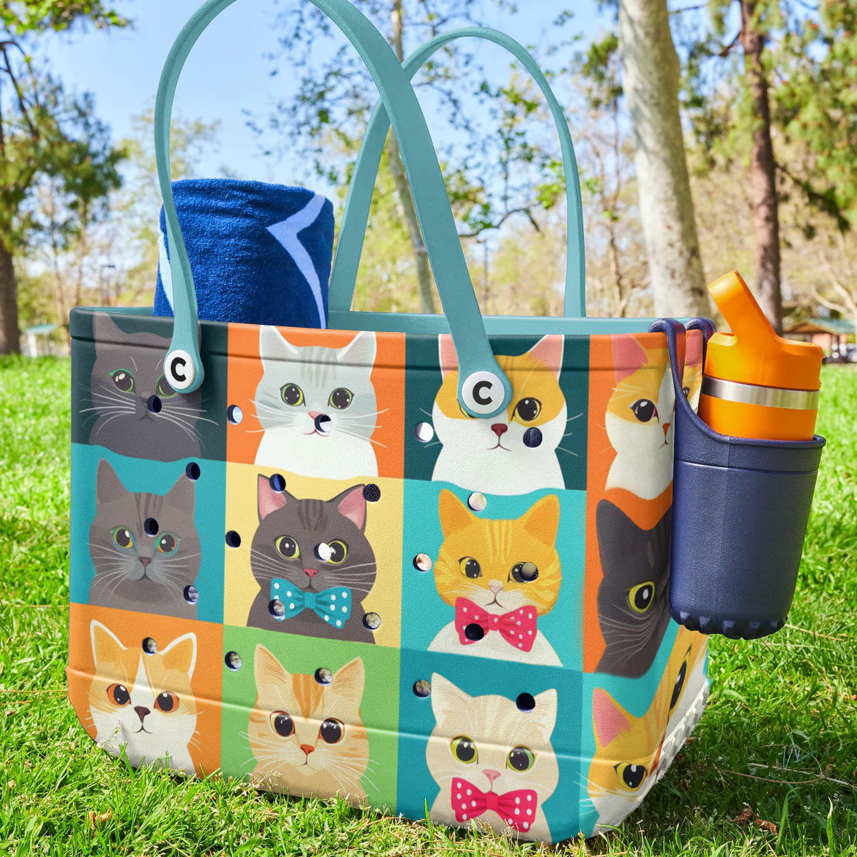 Ceeprints Cee™ Bag Whimsical Bowtie Cats