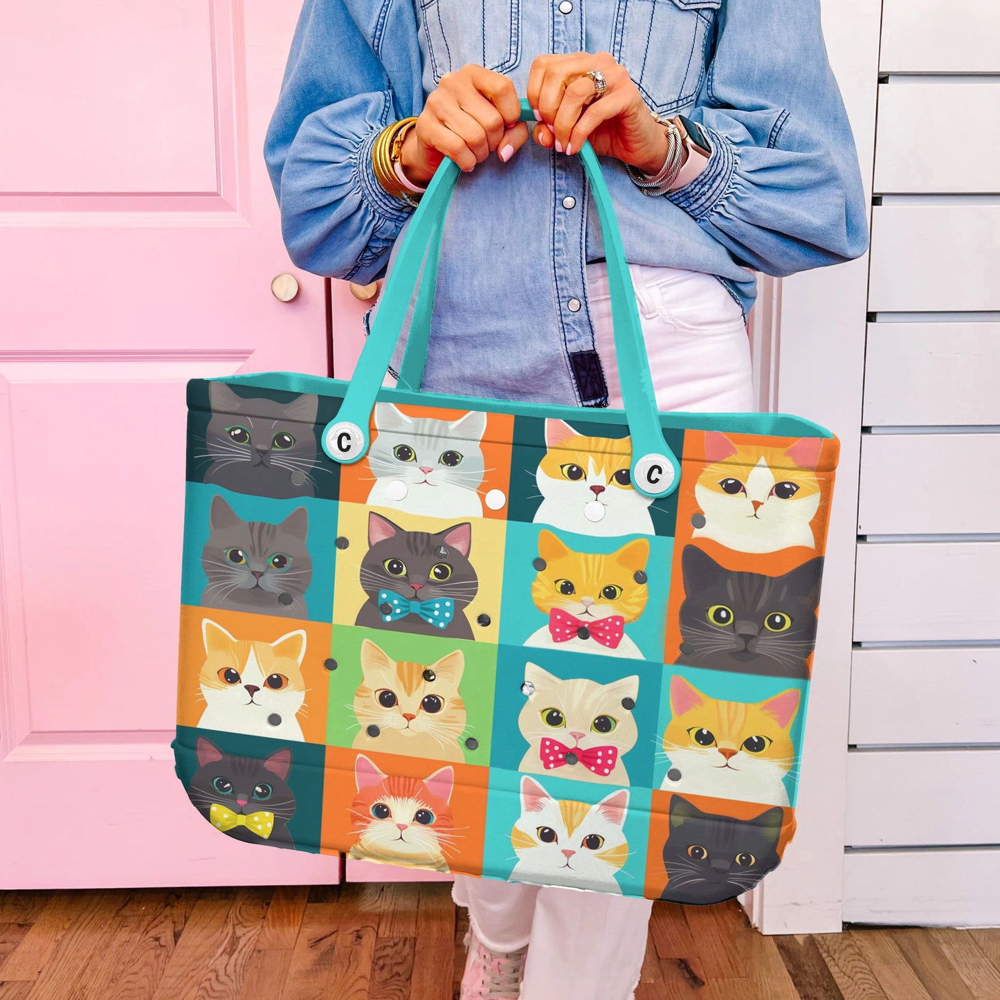 Ceeprints Cee™ Bag Whimsical Bowtie Cats