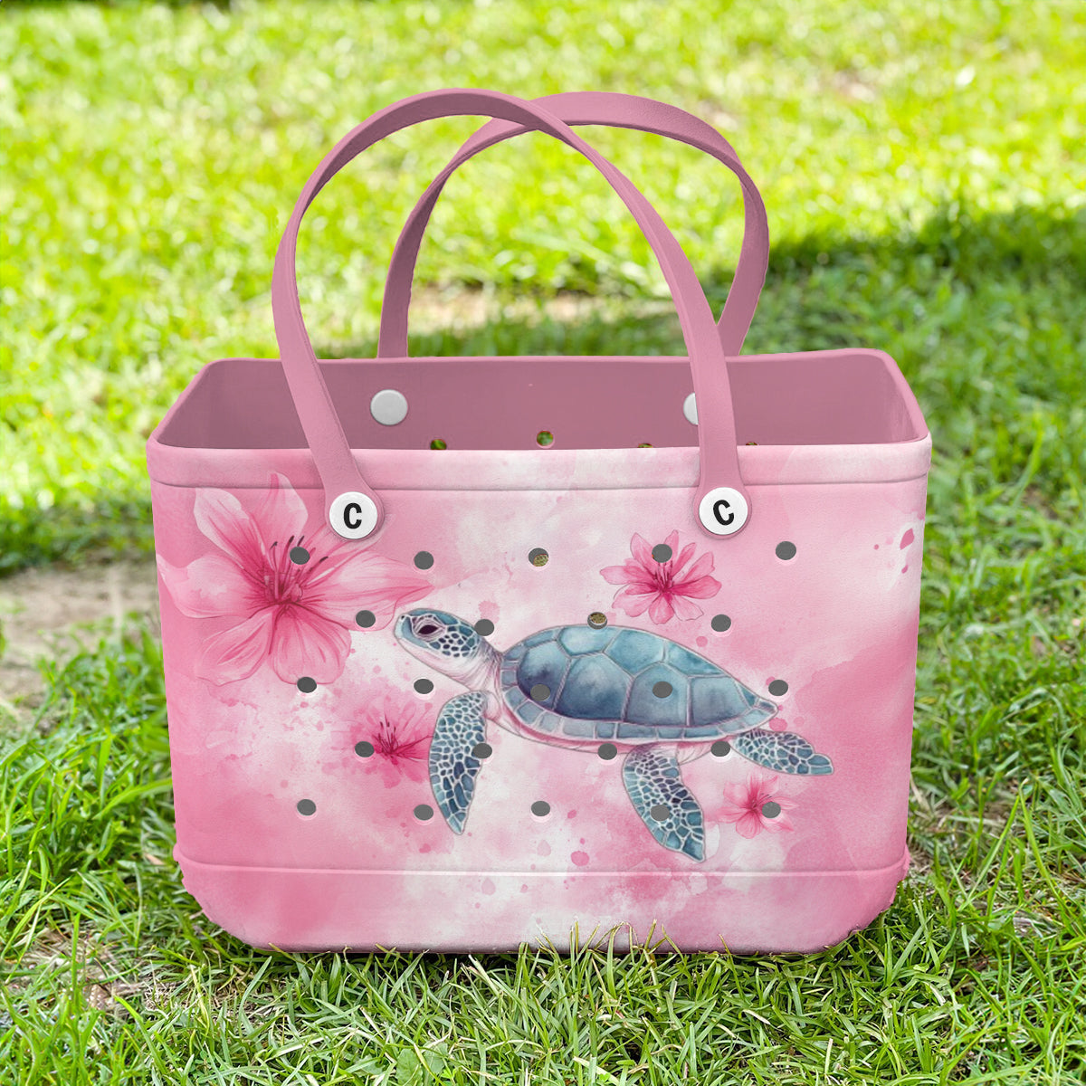 Ceeprints Cee™ Bag Pink Petal Turtle