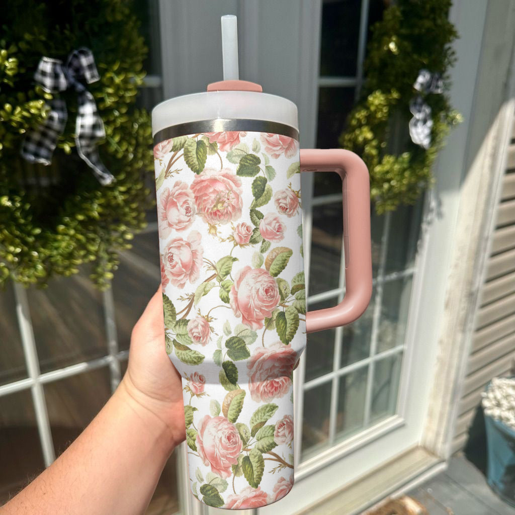 Ceeprints Tumbler Rosy Bloom