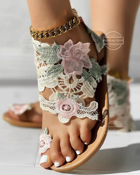 Ceeprints Retro Roman Sandals