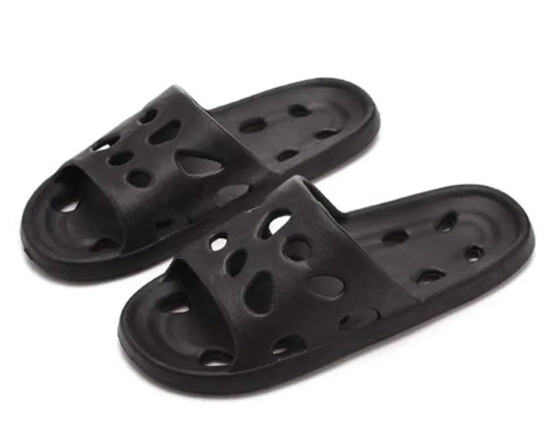 Summer Non-Slip Leaky Slippers – Unisex EVA Sandals for Home & Beach