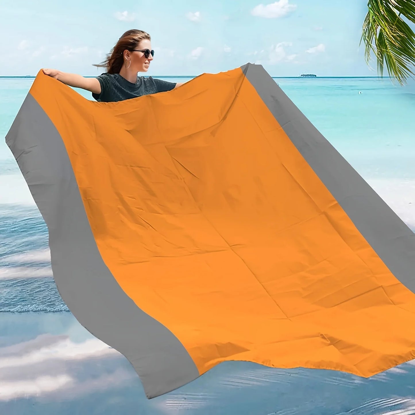 Waterproof & Sandproof Beach Mat – Foldable & Portable