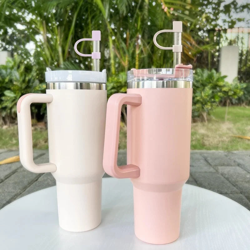Splash-Proof Silicone Straw Covers – Leak-Proof Dust Caps for 30/40oz Tumblers
