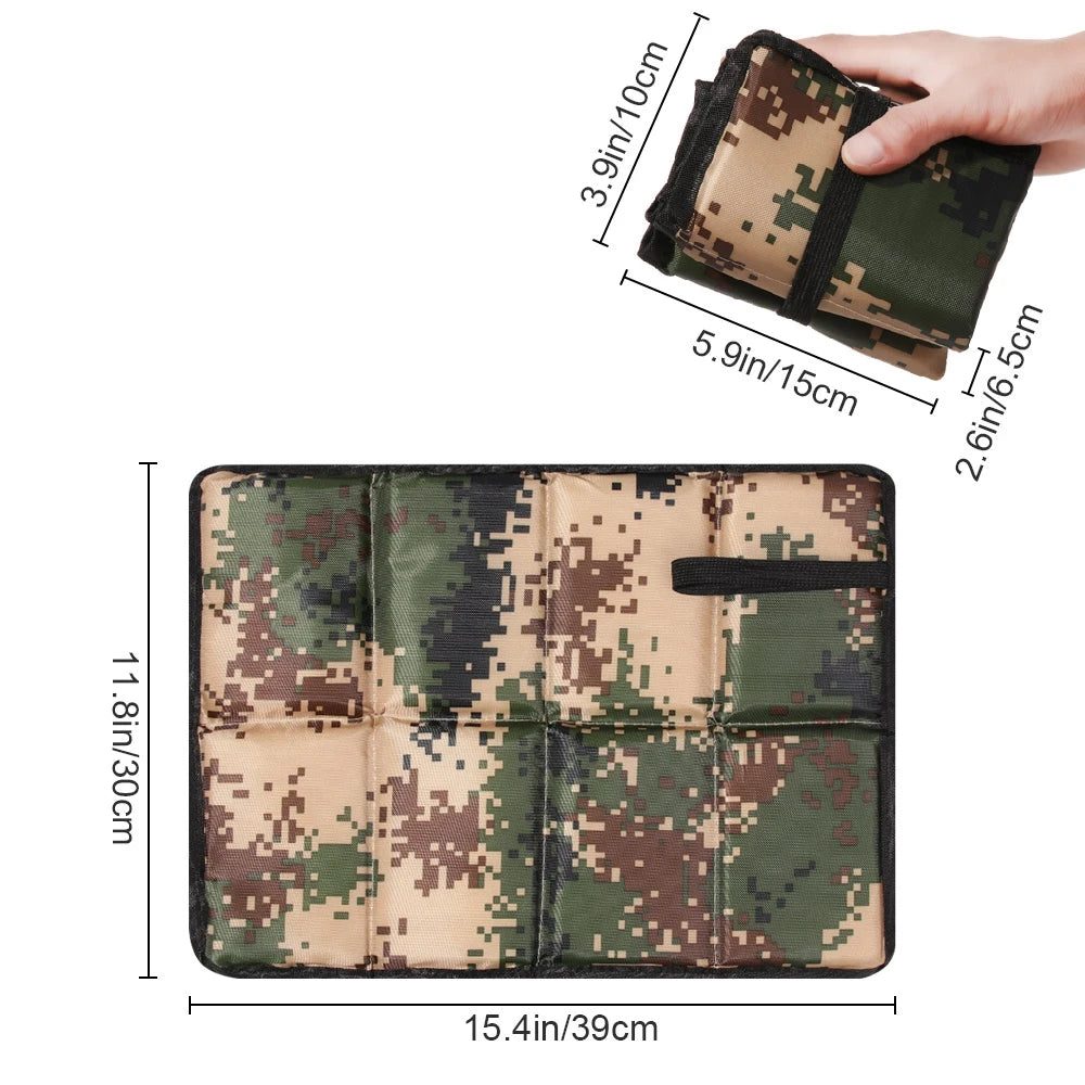 Oxford Cloth Folding Camping Mat – Waterproof & Portable Seat Pad