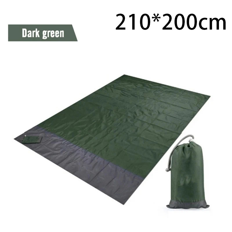 Waterproof Pocket Beach Blanket – Lightweight & Portable (2x2.1m)