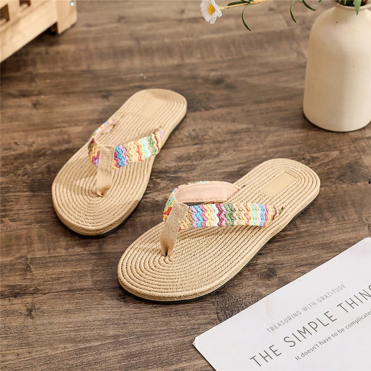 Ceeprints Faux Grass Sandals
