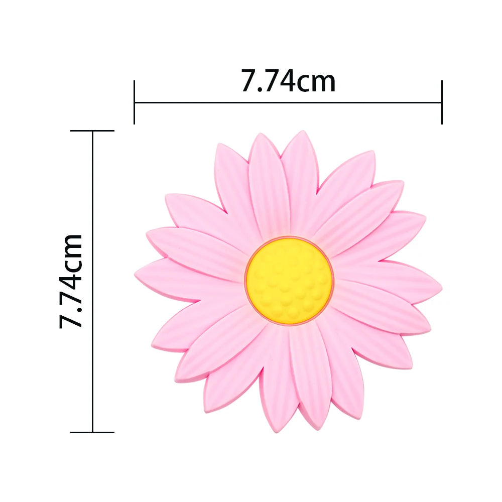 1/12PCS Pink Charms – Cactus, Flower, Flamingo & Bow for Beach Bags