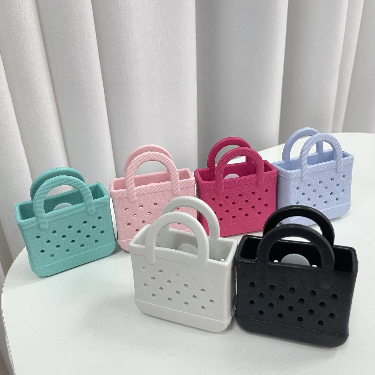 Mini EVA Beach Bag Accessories – Hanging Storage for Headphones & Small Items, Cute Gifts