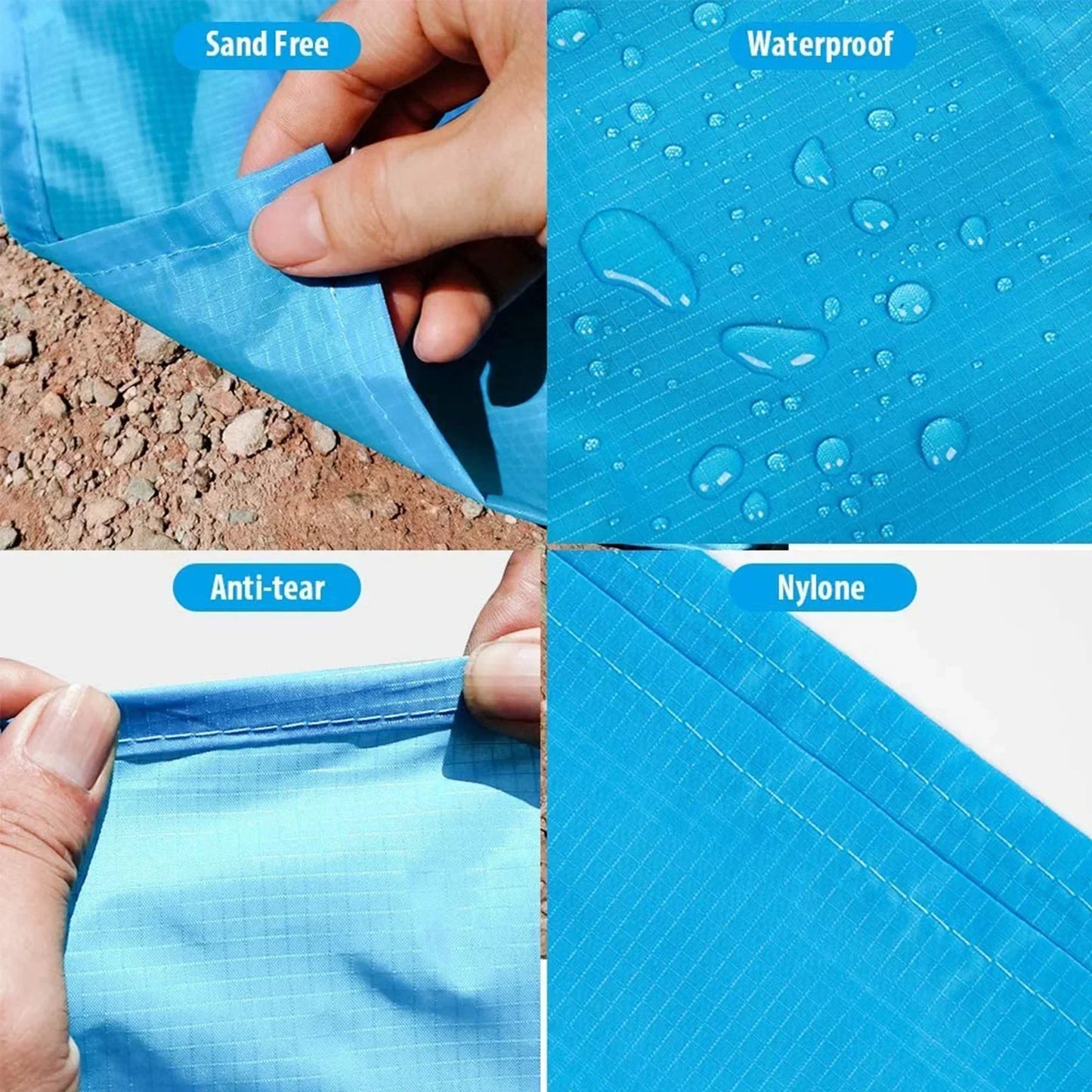 Waterproof Sandproof Beach Blanket – Lightweight & Portable
